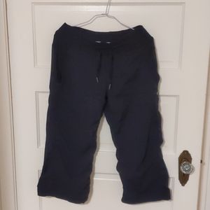 Lululemon black studio crop pants